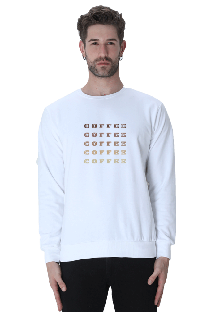 oversized unisex sweatshirt for coffee  lovers.