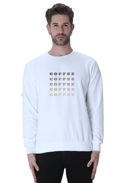 oversized unisex sweatshirt for coffee  lovers.