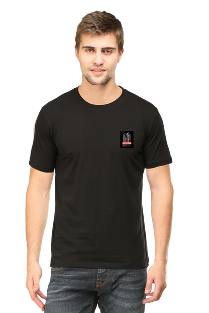 Red Black Monochrome Streetwear Double-sided T-shirt