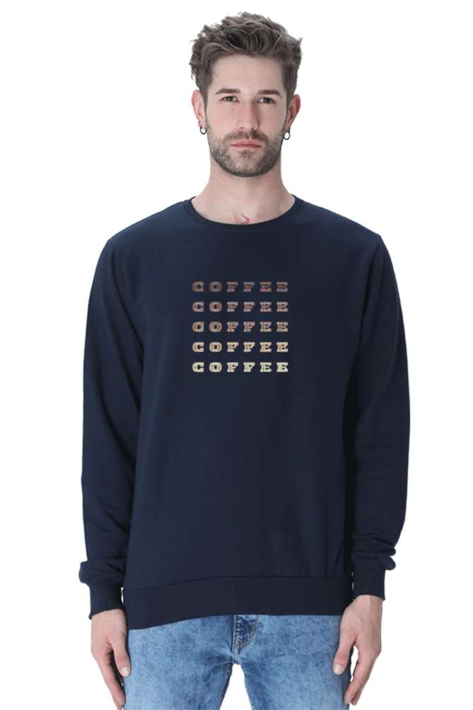 oversized unisex sweatshirt for coffee  lovers.