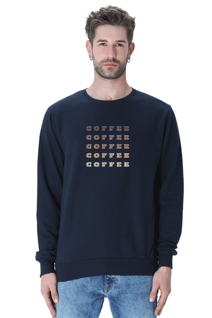 oversized unisex sweatshirt for coffee  lovers.