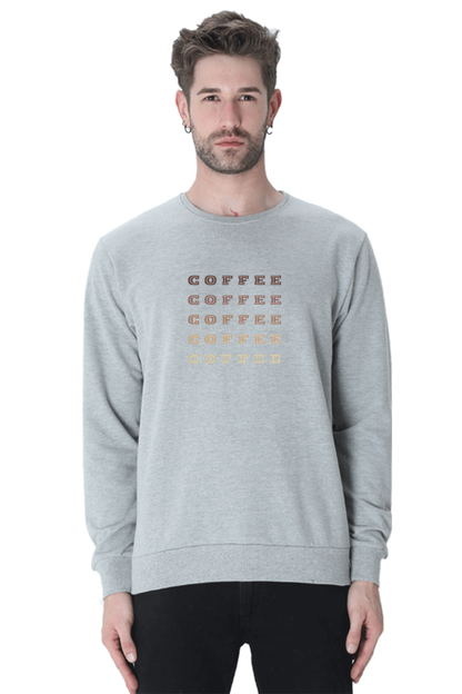 oversized unisex sweatshirt for coffee  lovers.