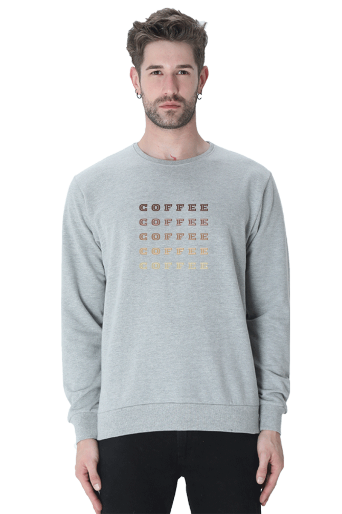 oversized unisex sweatshirt for coffee  lovers.