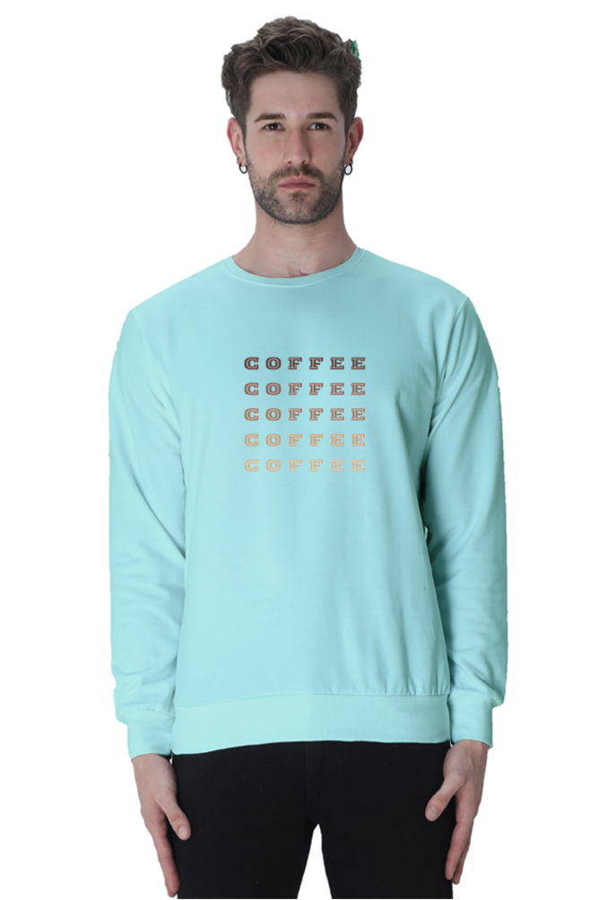 oversized unisex sweatshirt for coffee  lovers.